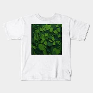 A mesmerizing mosaic of forest leaves Kids T-Shirt